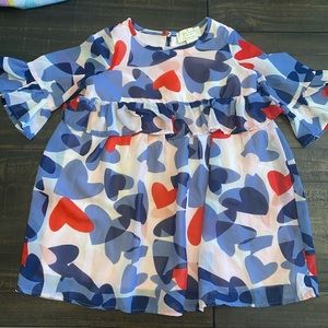 Kate Spade confetti hearts dress